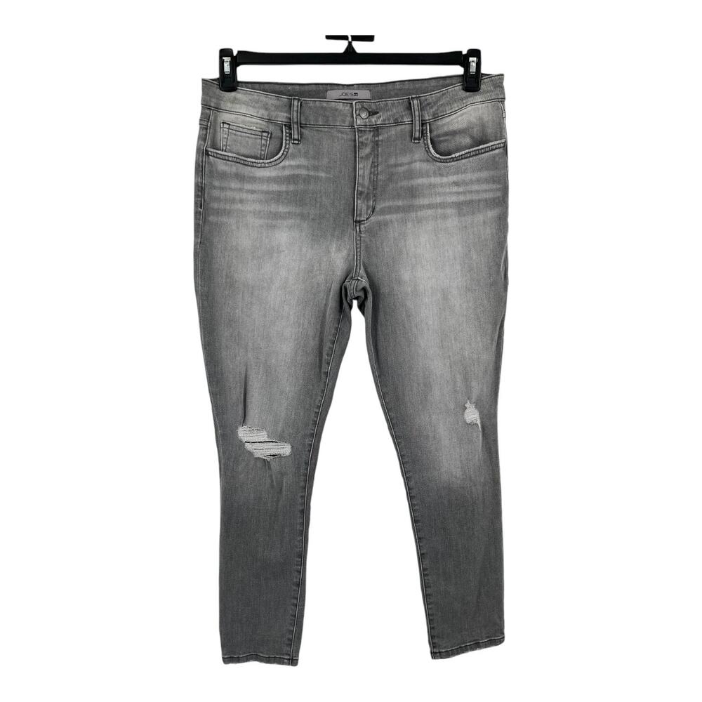 Joe's jeans curvy skinny ankle denim gray size 31